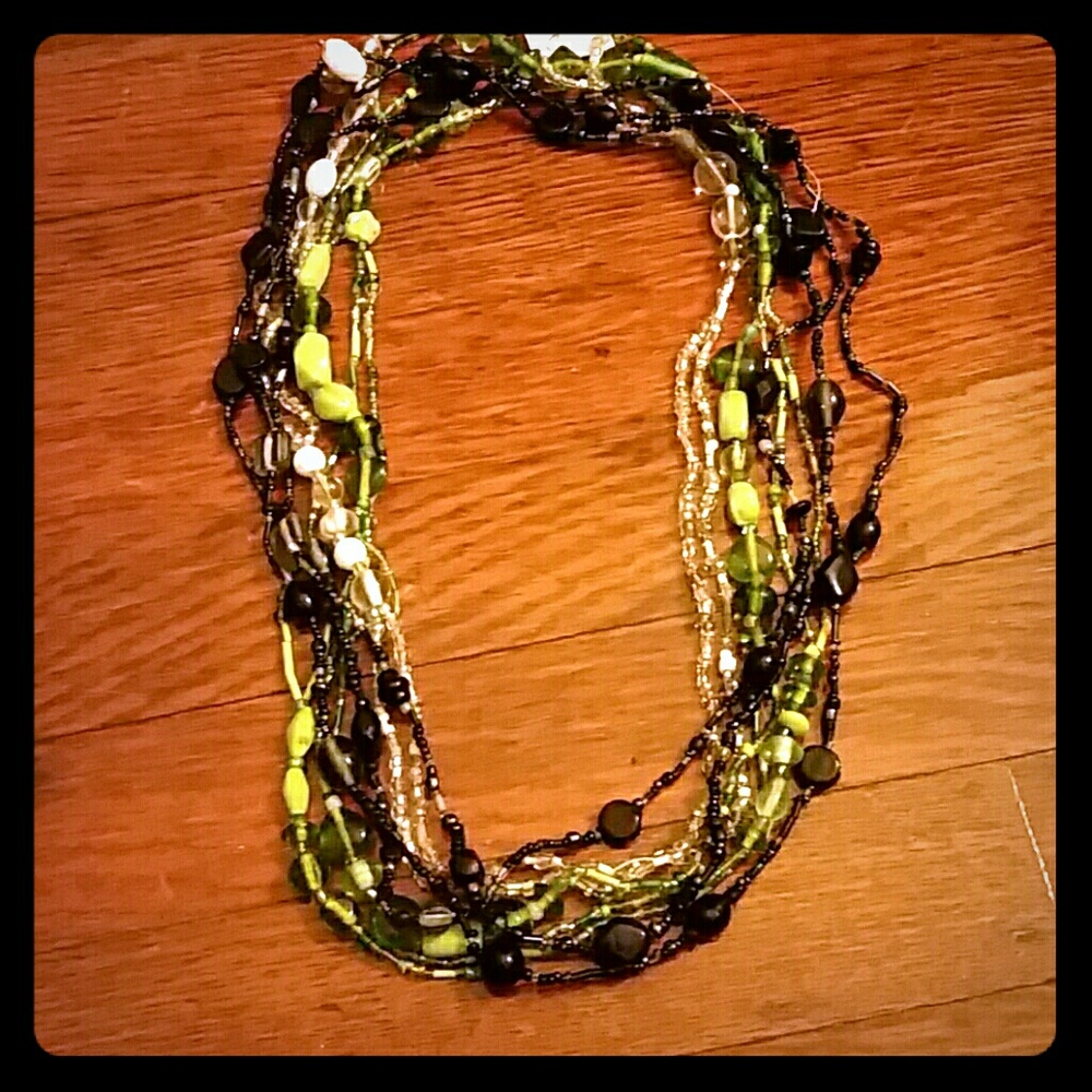 antique glass mardi gras beads